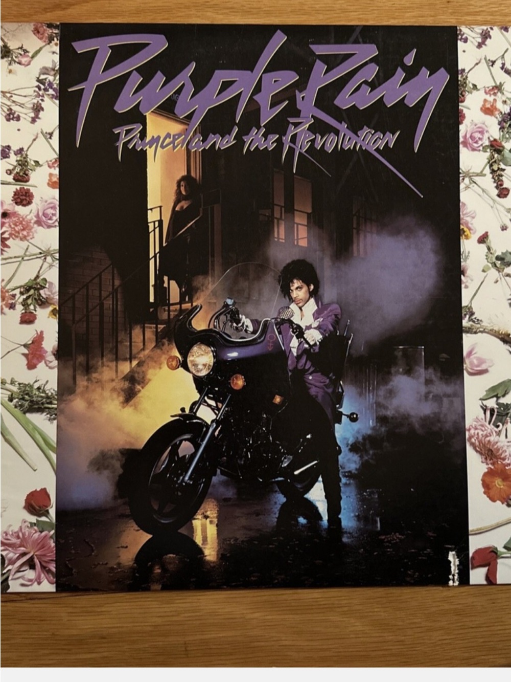 Original 1984 Purple Rain LP record. Like new.  Prince’s lyrics included